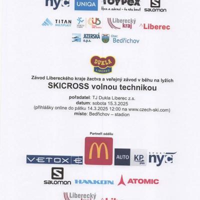 Propozice Bedřichov + Vrchlabí 15.3. -16.3.25